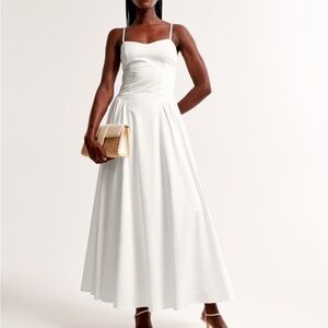 Abercrombie & Fitch White Maxi Dress